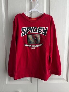Spider-man 2005 spidey web-slinger long sleeve tee size small 6/7